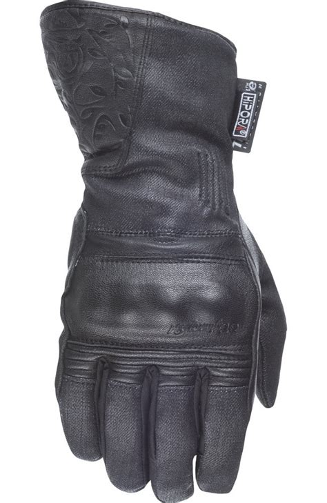 Glove Care and Maintenance Highway 21 Women's Black Rose Cold Weather Motorcycle Gloves